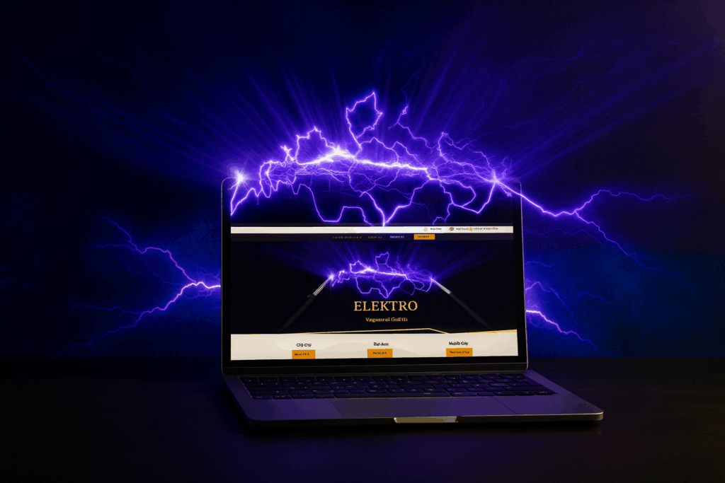 Ukázka realizace webu pro Elektro Dukát